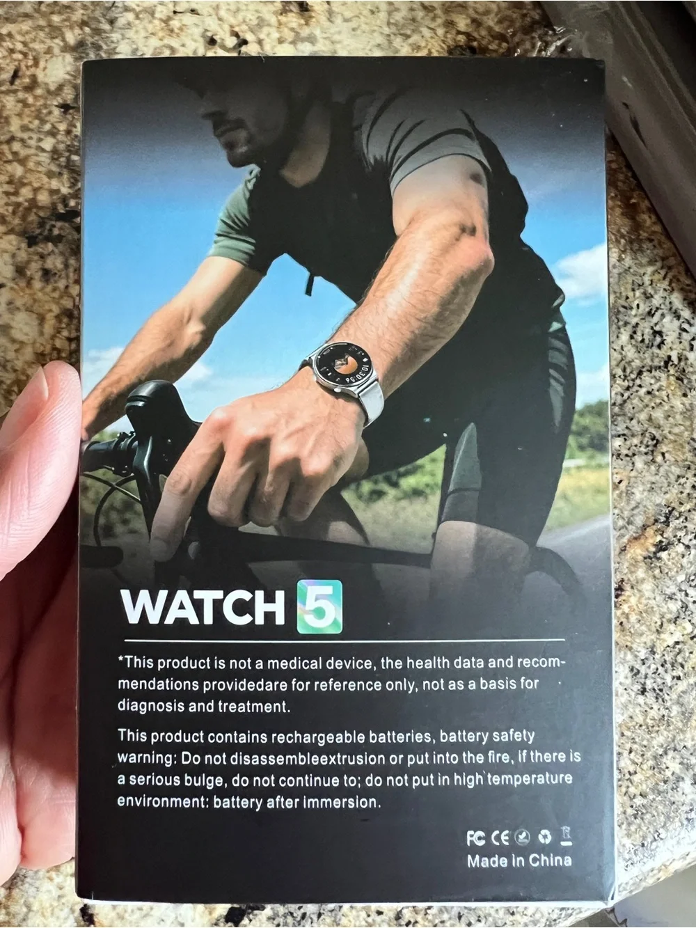 Black Smartwatch with Silicone Band - Phone-Fitness & Health Tracker